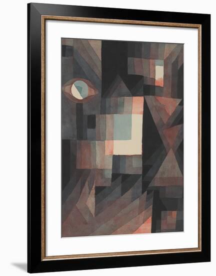 Abstract, Red/Green Gradation-Paul Klee-Framed Premium Giclee Print