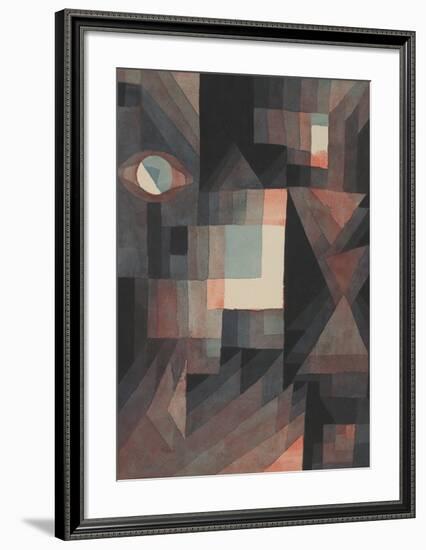 Abstract, Red/Green Gradation-Paul Klee-Framed Premium Giclee Print