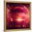 Abstract Red Shining Circle Tunnel Background-art_of_sun-Framed Stretched Canvas