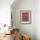 Abstract Red-NaxArt-Framed Art Print displayed on a wall