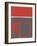 Abstract Red-NaxArt-Framed Art Print