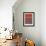 Abstract Red-NaxArt-Framed Art Print displayed on a wall