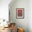 Abstract Red-NaxArt-Framed Art Print displayed on a wall