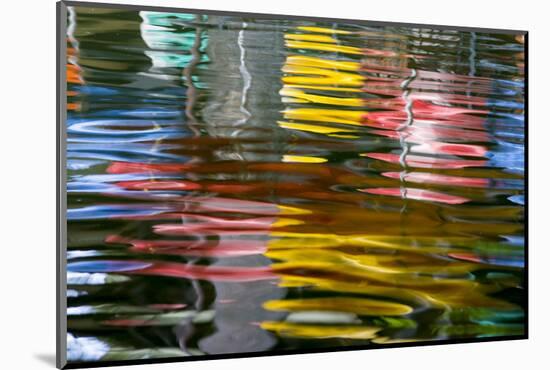 Abstract Reflection on the Riverwalk, San Antonio, Texas, Usa-Chuck Haney-Mounted Photographic Print