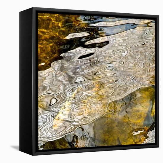 Abstract Reflections II-Monika Burkhart-Framed Premier Image Canvas