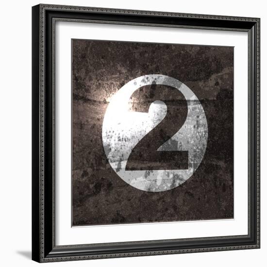 Abstract Retro Background with Number-file404-Framed Premium Giclee Print