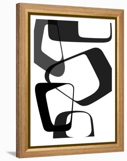 Abstract Rings 2-NaxArt-Framed Stretched Canvas