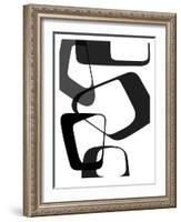 Abstract Rings 2-NaxArt-Framed Art Print