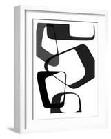 Abstract Rings 2-NaxArt-Framed Art Print