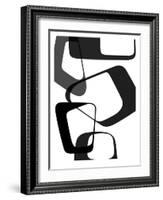 Abstract Rings 2-NaxArt-Framed Art Print