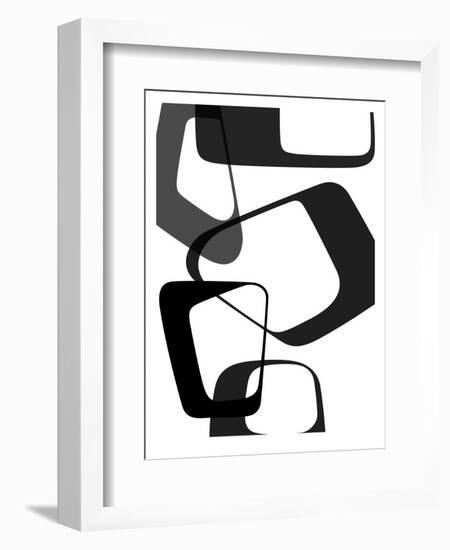 Abstract Rings 2-NaxArt-Framed Art Print