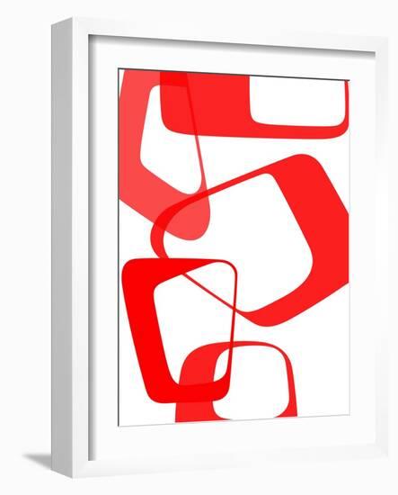 Abstract Rings 3-NaxArt-Framed Art Print