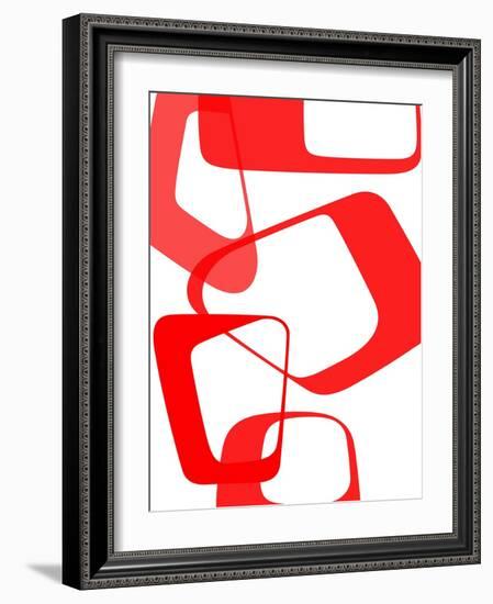 Abstract Rings 3-NaxArt-Framed Art Print