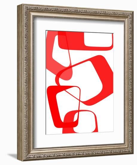 Abstract Rings 3-NaxArt-Framed Art Print