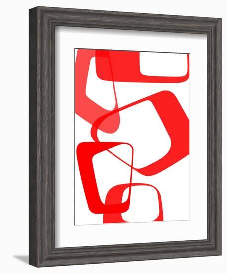 Abstract Rings 3-NaxArt-Framed Art Print