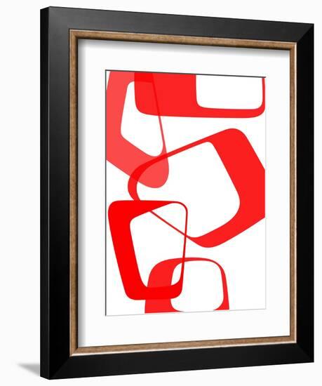 Abstract Rings 3-NaxArt-Framed Art Print