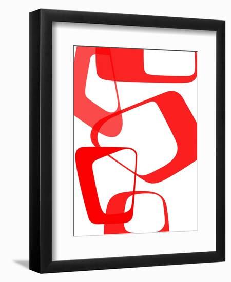 Abstract Rings 3-NaxArt-Framed Art Print