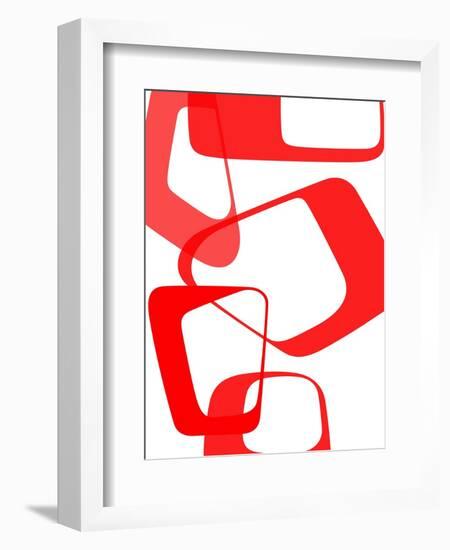 Abstract Rings 3-NaxArt-Framed Art Print