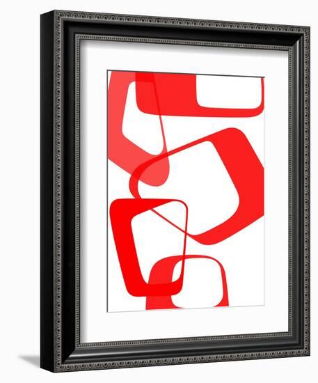 Abstract Rings 3-NaxArt-Framed Art Print