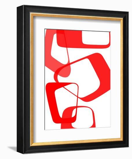 Abstract Rings 3-NaxArt-Framed Art Print