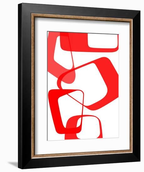 Abstract Rings 3-NaxArt-Framed Art Print