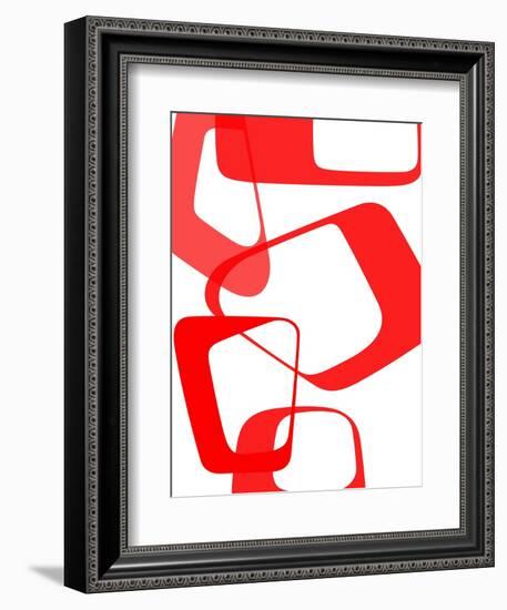 Abstract Rings 3-NaxArt-Framed Art Print