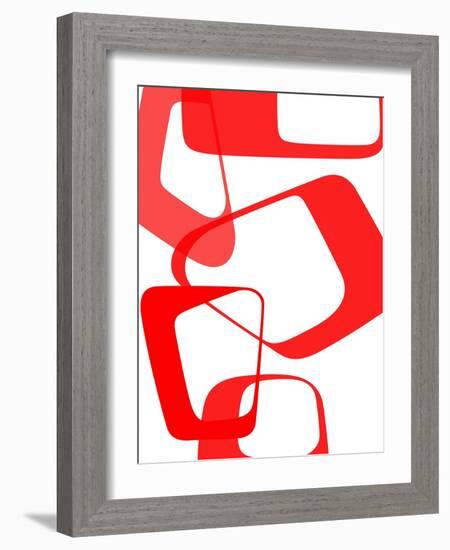 Abstract Rings 3-NaxArt-Framed Art Print