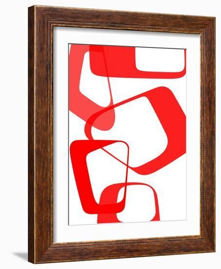 Abstract Rings 3-NaxArt-Framed Art Print