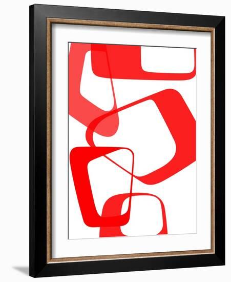 Abstract Rings 3-NaxArt-Framed Art Print