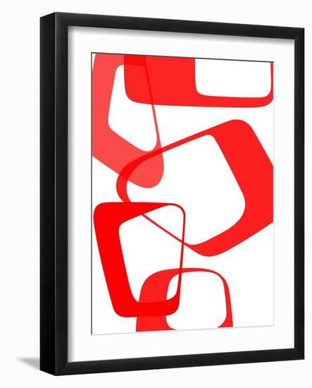 Abstract Rings 3-NaxArt-Framed Art Print