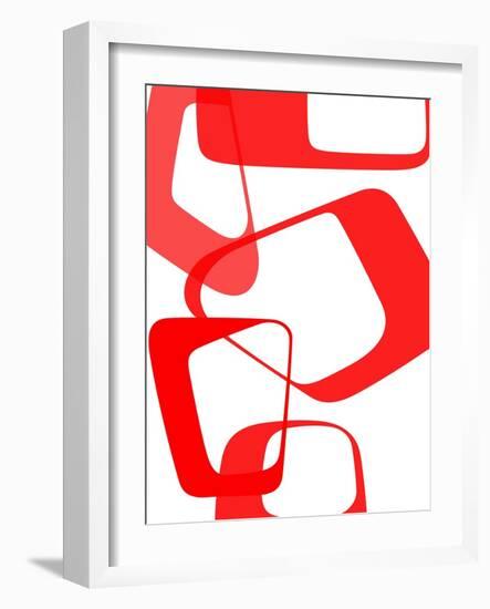 Abstract Rings 3-NaxArt-Framed Art Print