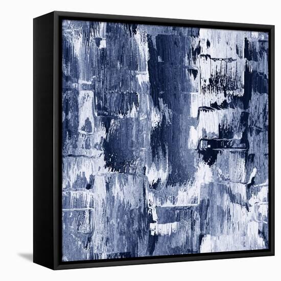 Abstract Rough Brush Strokes Grunge Background. Seamless Pattern.-cepera-Framed Stretched Canvas