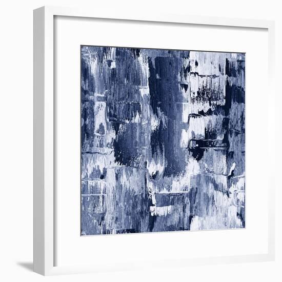 Abstract Rough Brush Strokes Grunge Background. Seamless Pattern.-cepera-Framed Premium Giclee Print