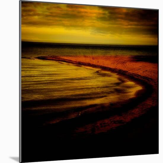 Abstract, Sea, Beach, Shore, Ocean, Sand, Horizon-Trigger Image-Mounted Photographic Print