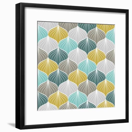 Abstract Seamless Pattern.Vector Illustration-NadyaJema-Framed Premium Giclee Print