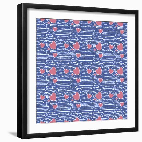 Abstract Seamless Surface Pattern-Dariia Khotenko-Framed Photographic Print