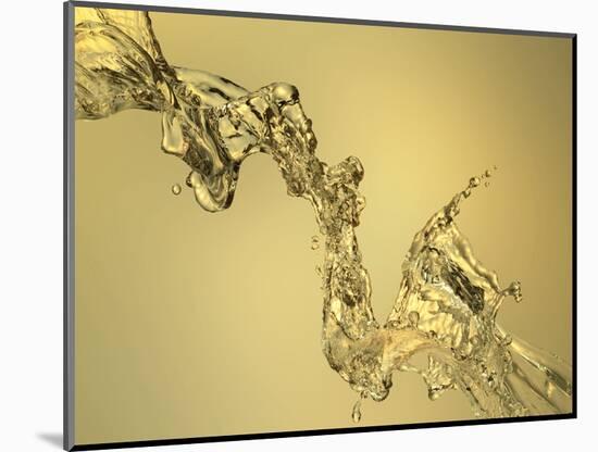 Abstract Shape Formed by Splashing Water-Mike Agliolo-Mounted Photographic Print