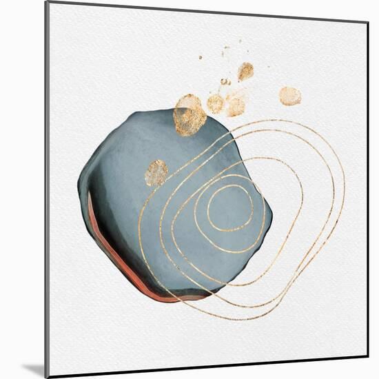 Abstract Shapes No.6-Eline Isaksen-Mounted Art Print