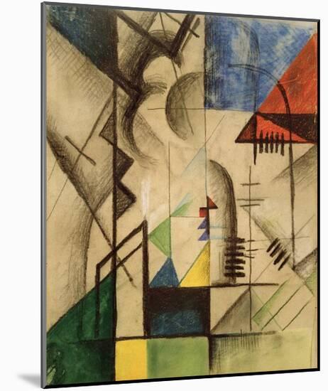 Abstract Shapes-Auguste Macke-Mounted Giclee Print