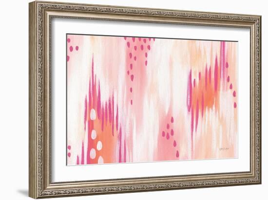 Abstract Sherbet Twist-Yvette St. Amant-Framed Art Print