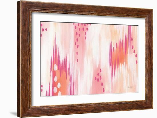 Abstract Sherbet Twist-Yvette St. Amant-Framed Art Print