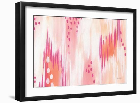 Abstract Sherbet Twist-Yvette St. Amant-Framed Art Print