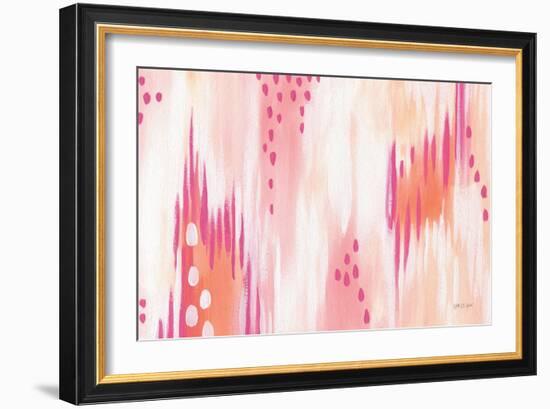 Abstract Sherbet Twist-Yvette St. Amant-Framed Art Print