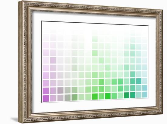 Abstract Simple And Clean Background-kentoh-Framed Art Print