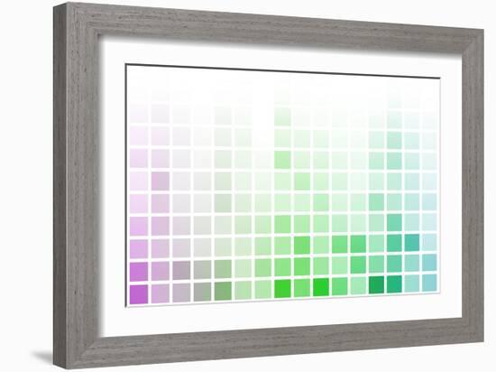 Abstract Simple And Clean Background-kentoh-Framed Art Print