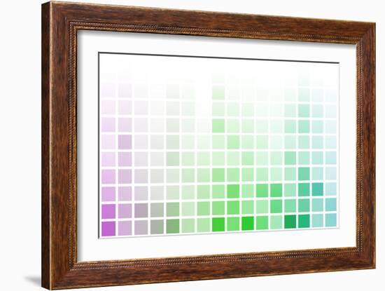 Abstract Simple And Clean Background-kentoh-Framed Art Print