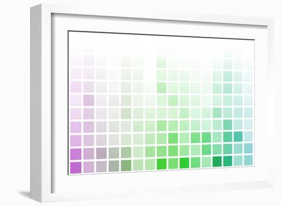 Abstract Simple And Clean Background-kentoh-Framed Art Print