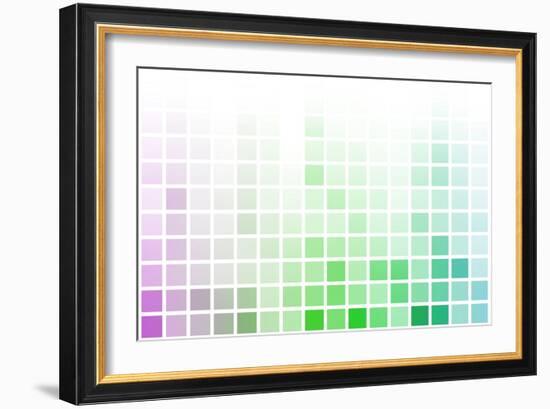 Abstract Simple And Clean Background-kentoh-Framed Art Print