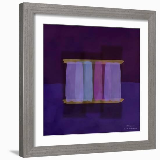 Abstract Soft Blocks 02 I-Joost Hogervorst-Framed Art Print