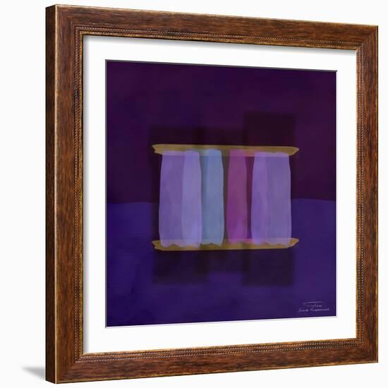 Abstract Soft Blocks 02 I-Joost Hogervorst-Framed Art Print